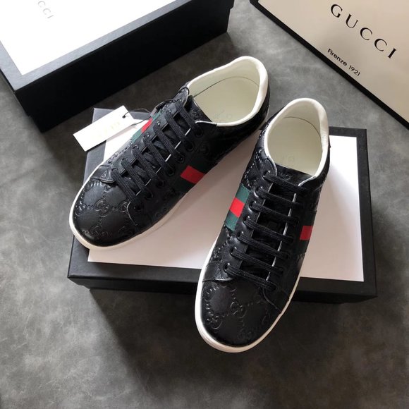 NEWGucci leather casual shoes for women